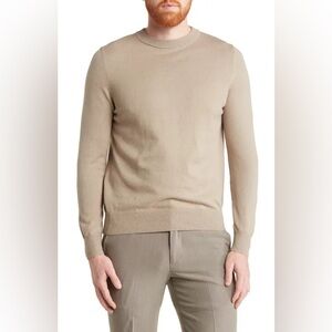 JEFF The Phil Crewneck Sweater In Wheat